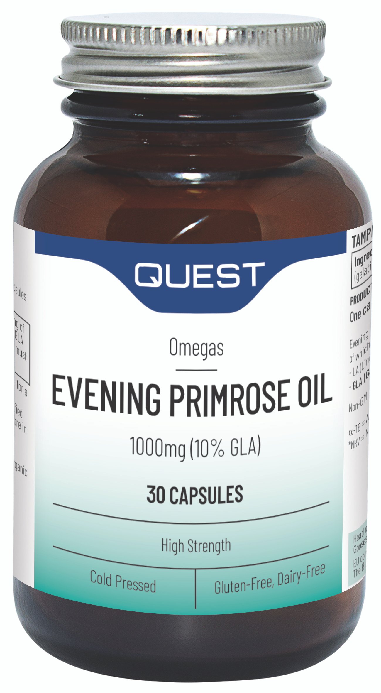 Quest Evening Primrose Oil Caps 1000mg + Vit E 90's